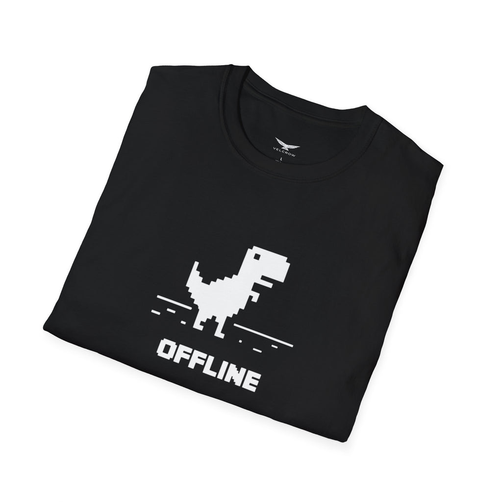 Offline Pixel Dino T-Shirt