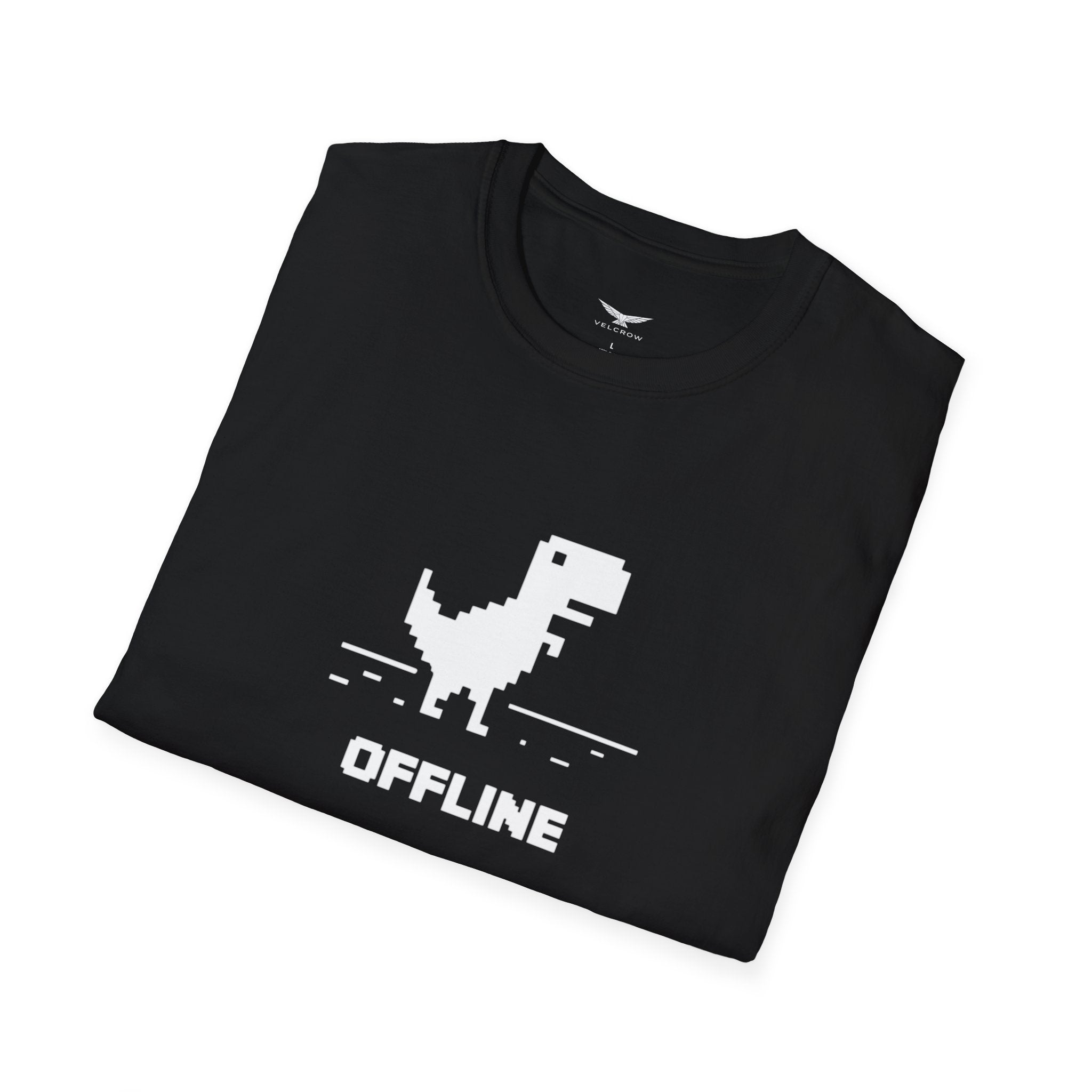 Offline Pixel Dino T-Shirt