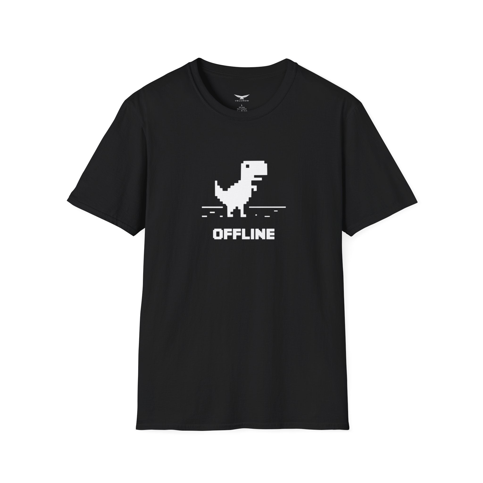 Offline Pixel Dino T-Shirt