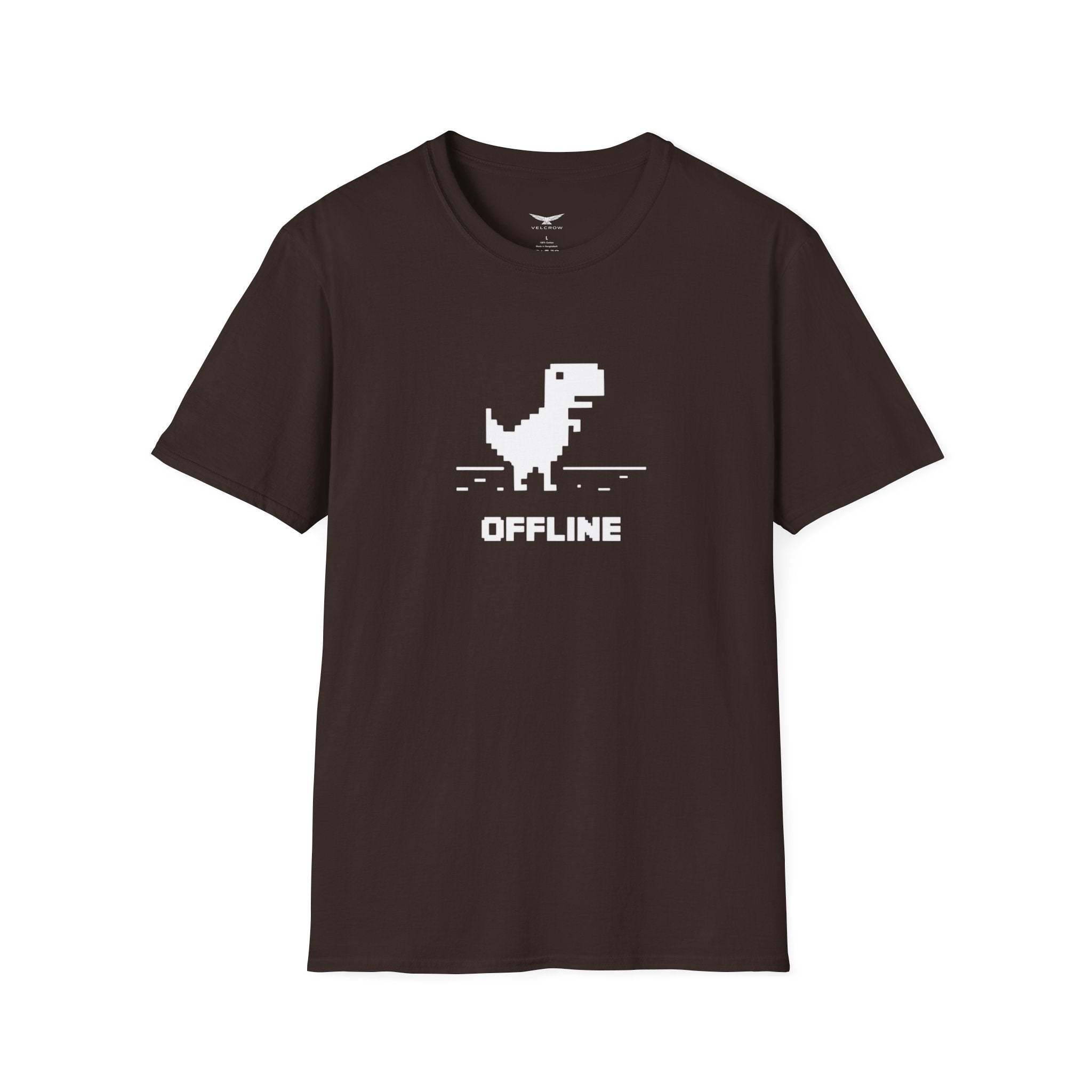 Offline Pixel Dino T-Shirt