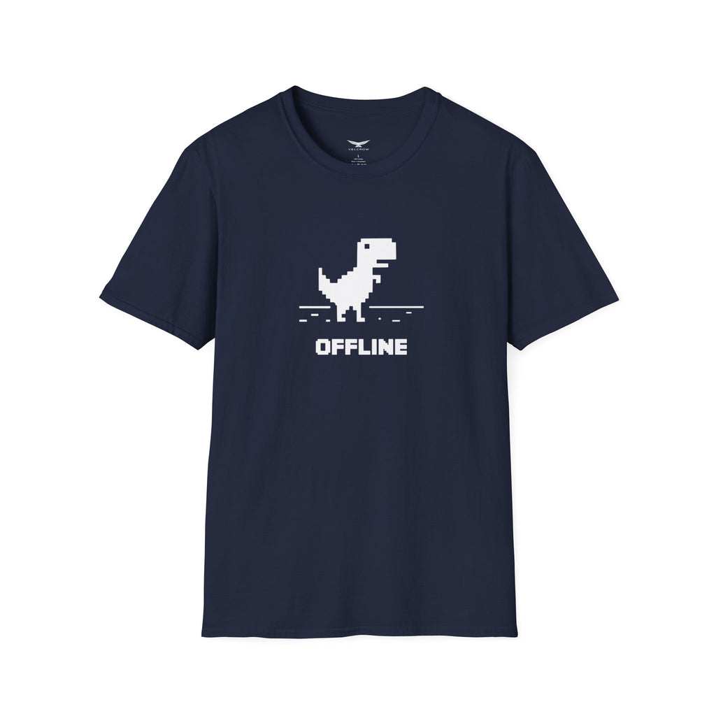 Offline Pixel Dino T-Shirt