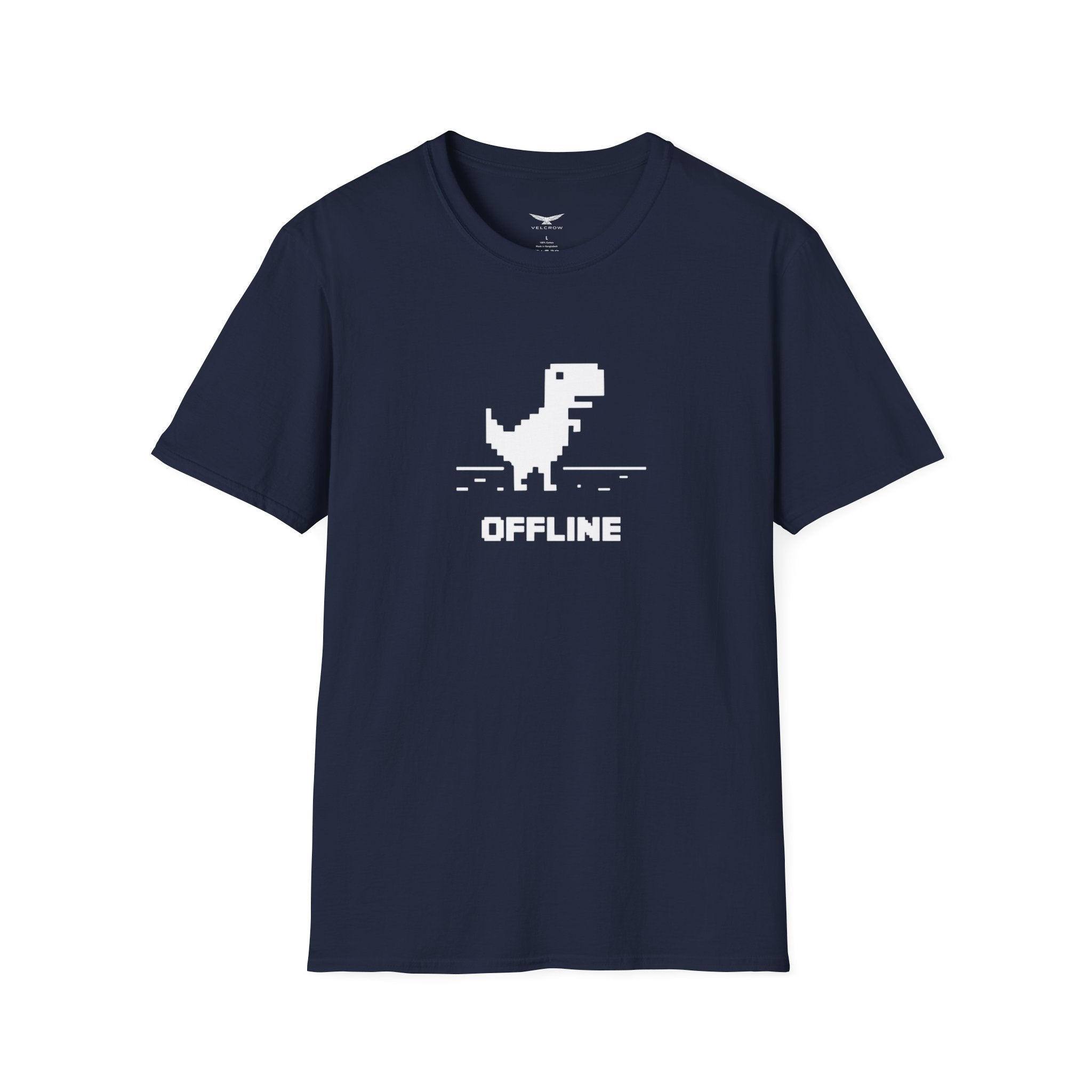 Offline Pixel Dino T-Shirt