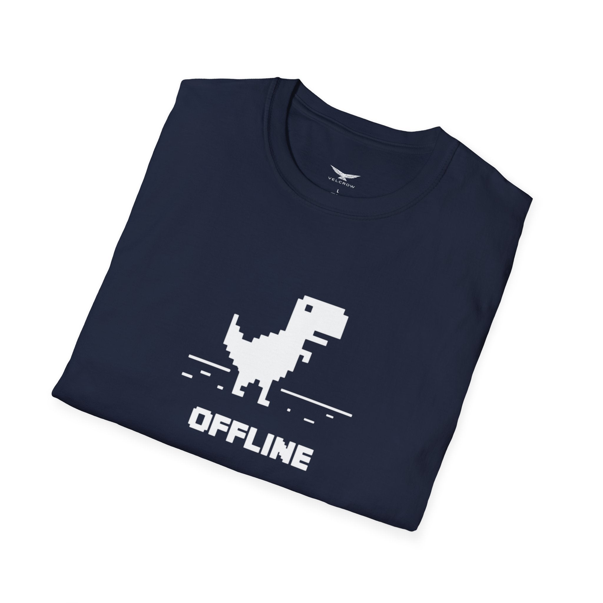 Offline Pixel Dino T-Shirt
