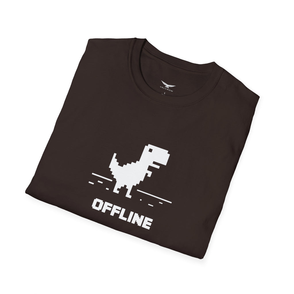 Offline Pixel Dino T-Shirt