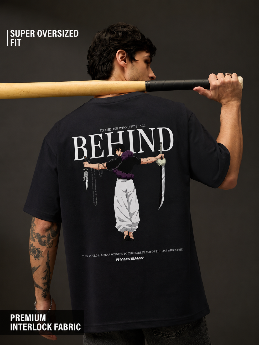 Behind Oversized Classic T-Shirt