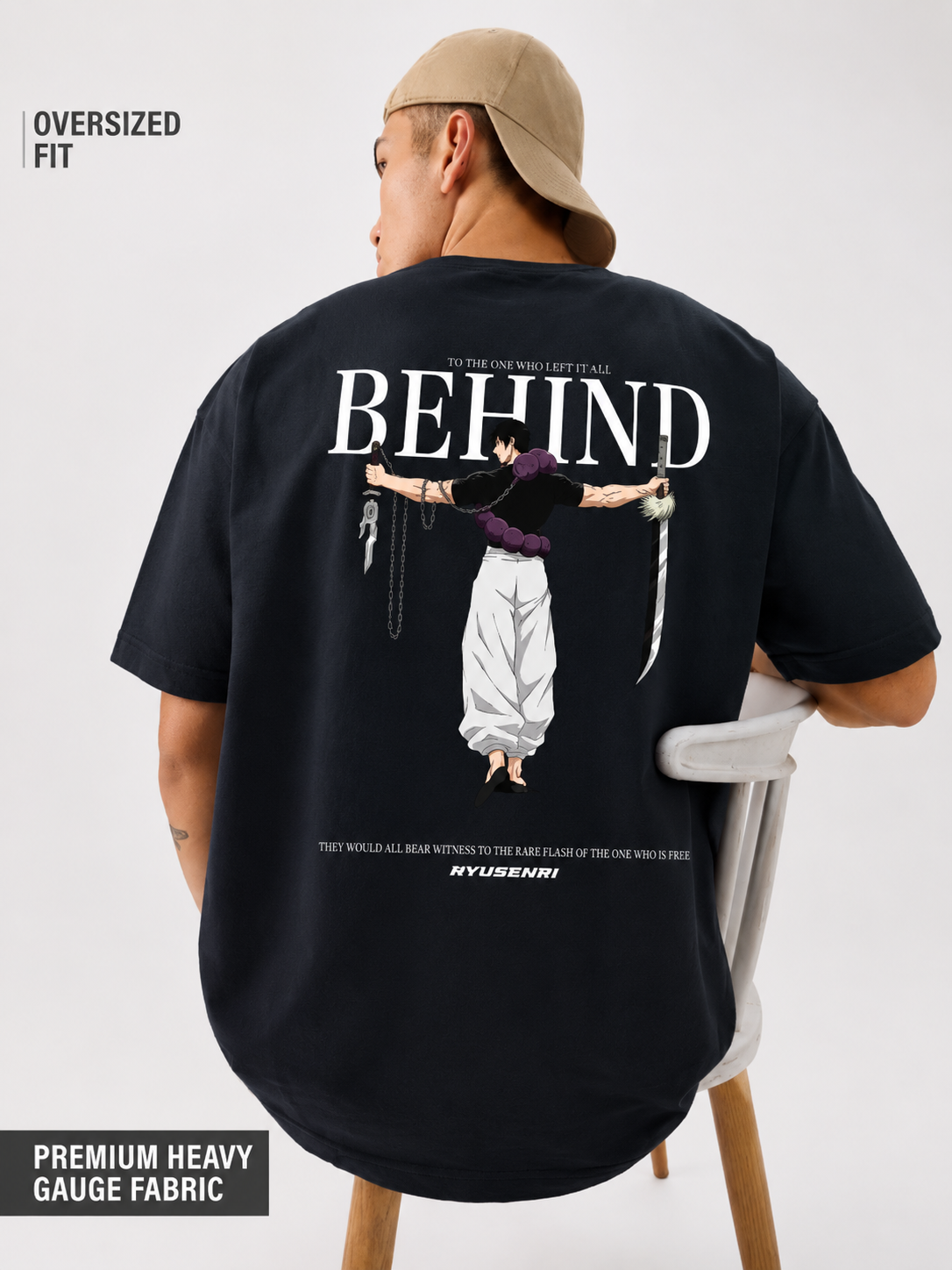 Behind Oversized Classic T-Shirt