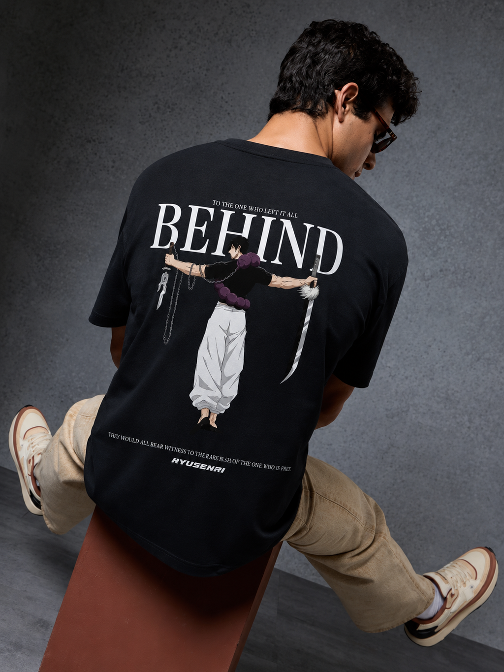Behind Oversized Classic T-Shirt