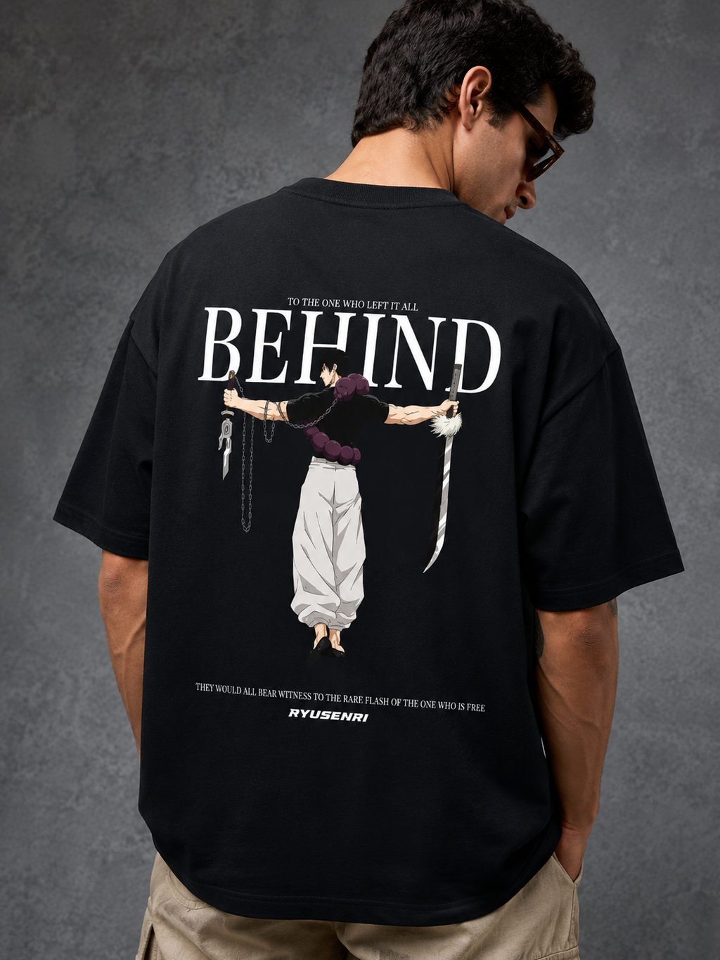 Behind Oversized Classic T-Shirt