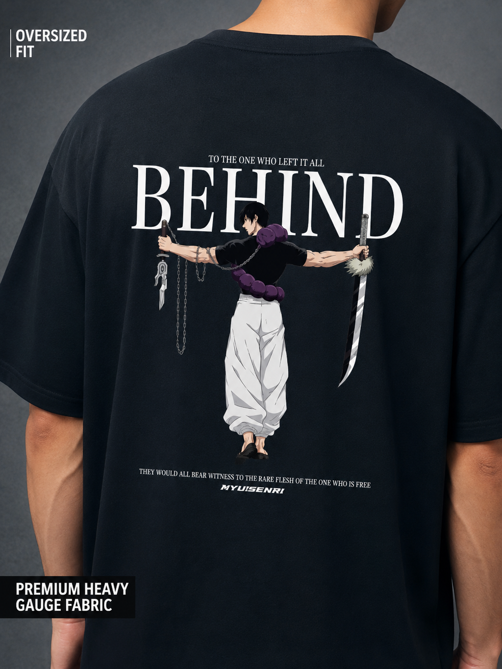 Behind Oversized Classic T-Shirt