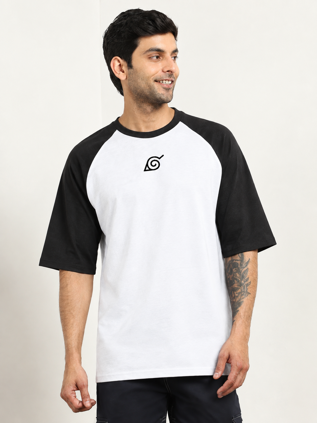 Naruto Shippuden: Embroidery Oversized T-Shirt