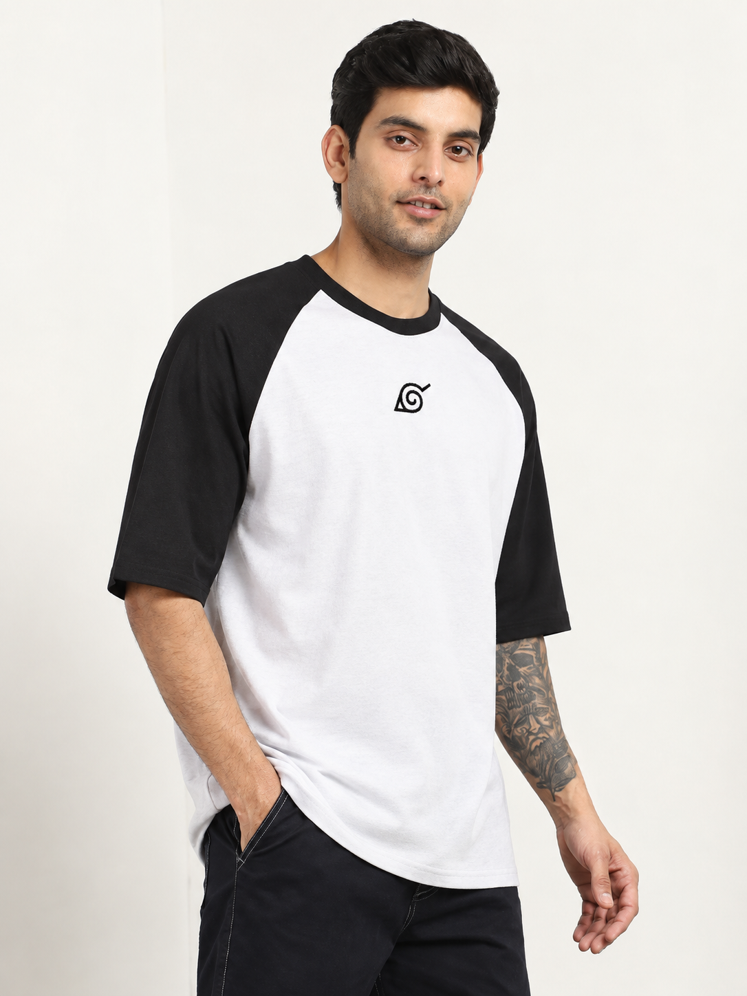 Naruto Shippuden: Embroidery Oversized T-Shirt