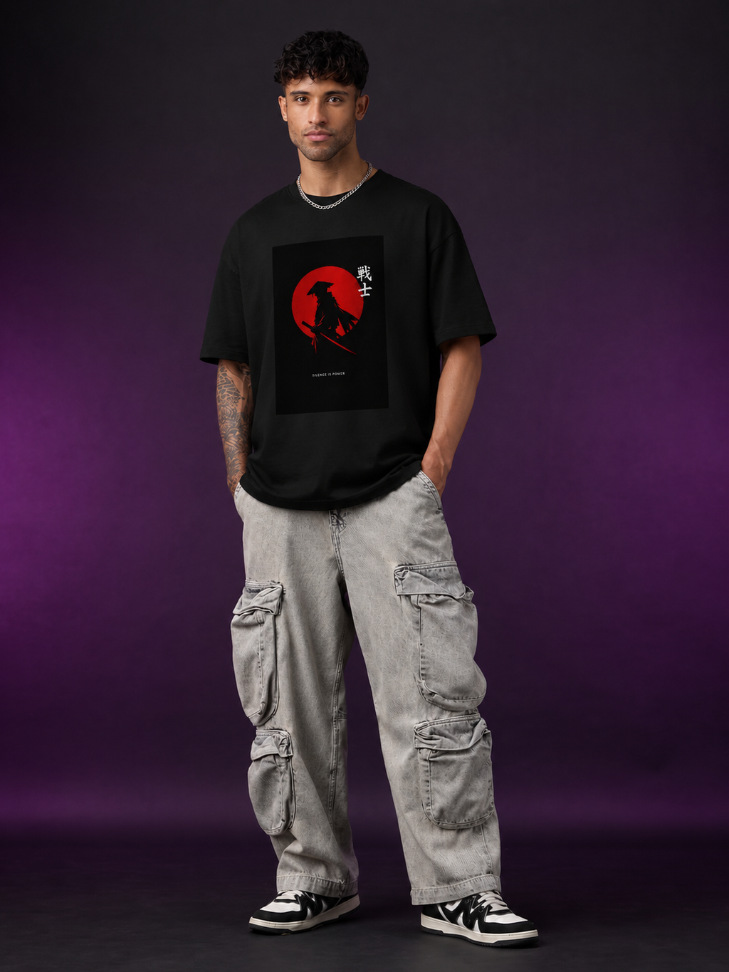 Samurai: Oversized Classic T-Shirt