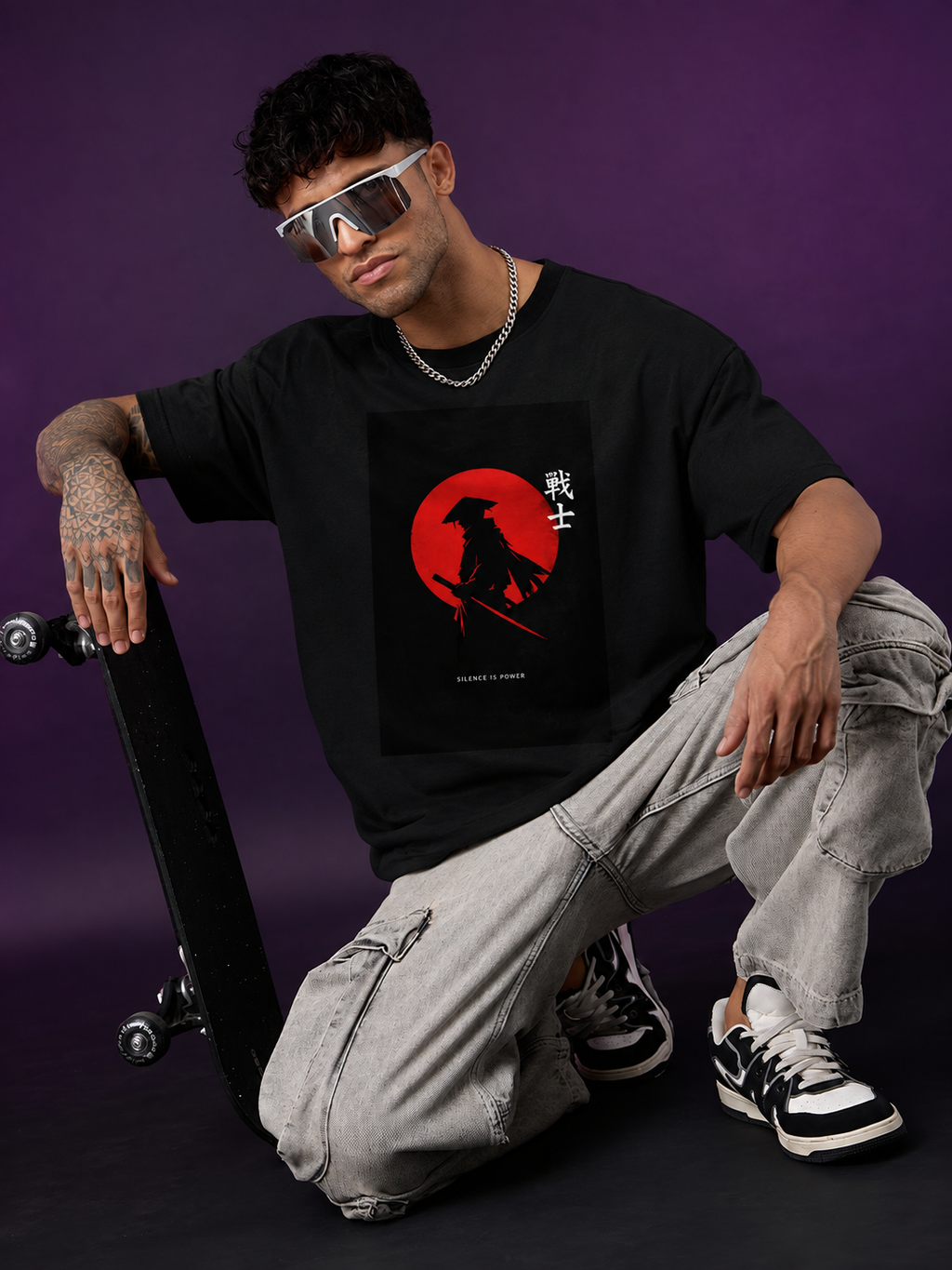 Samurai: Oversized Classic T-Shirt