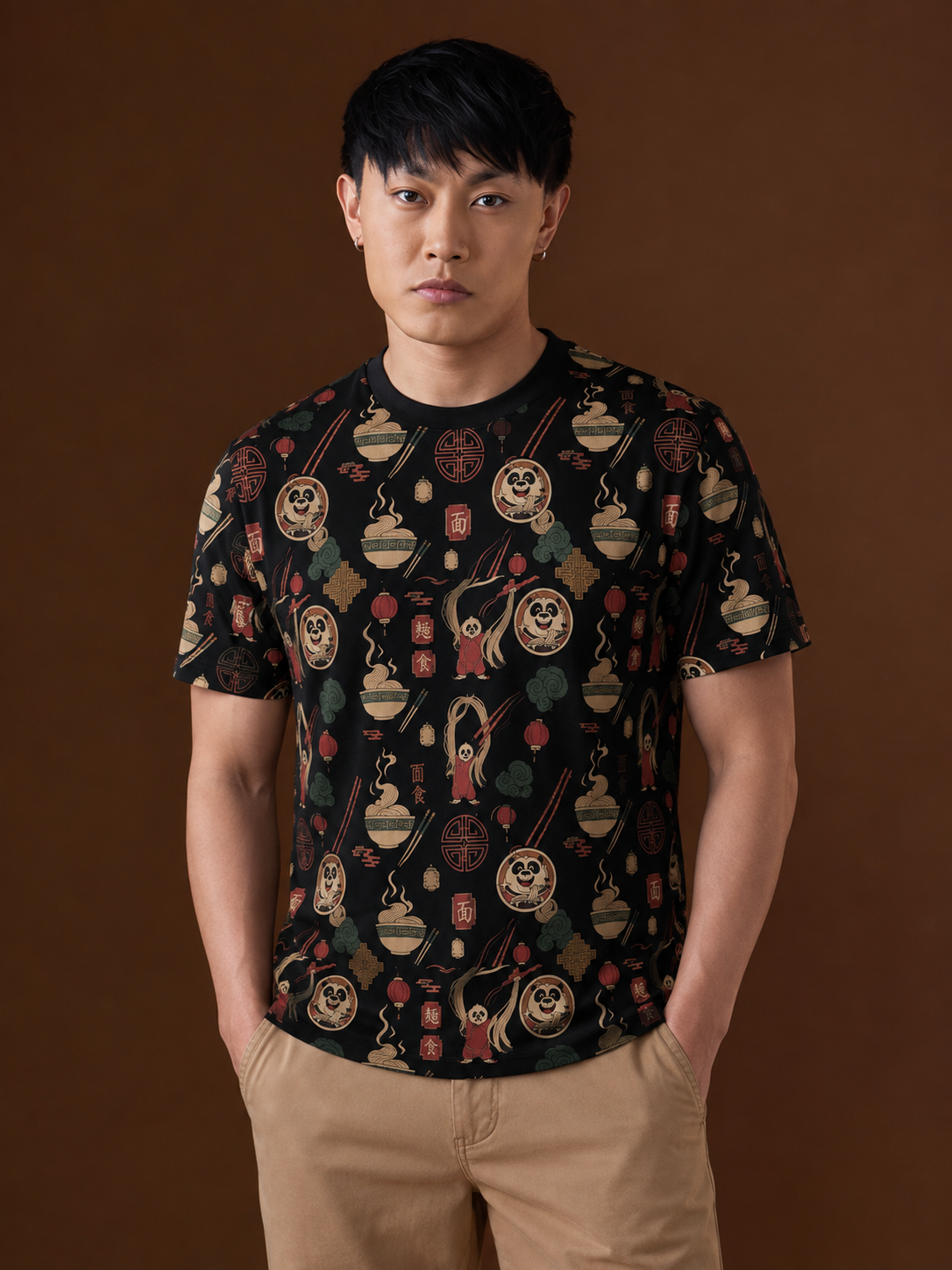 Panda All-Over Print T-Shirt
