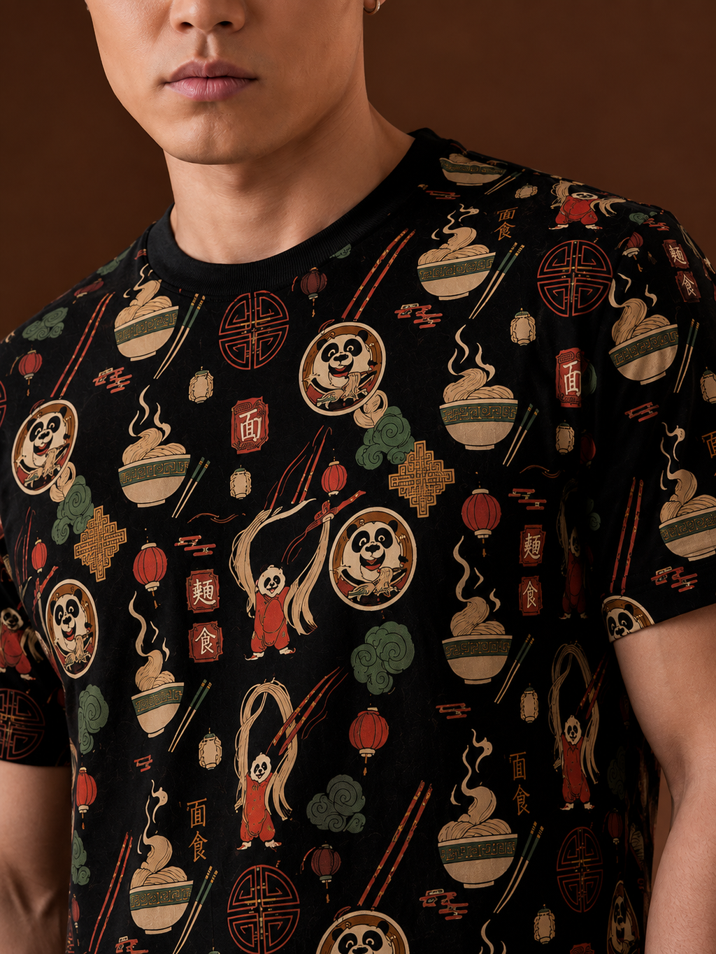 Panda All-Over Print T-Shirt