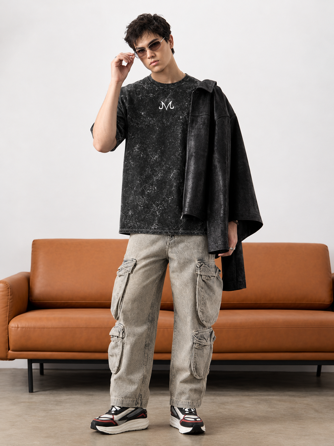 Epic Vegata: Acid Washed Oversized Tee