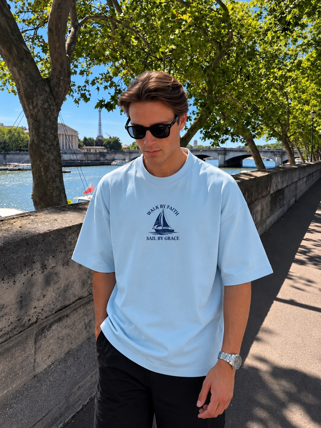 Walk By Faith: Oversize T-shirt