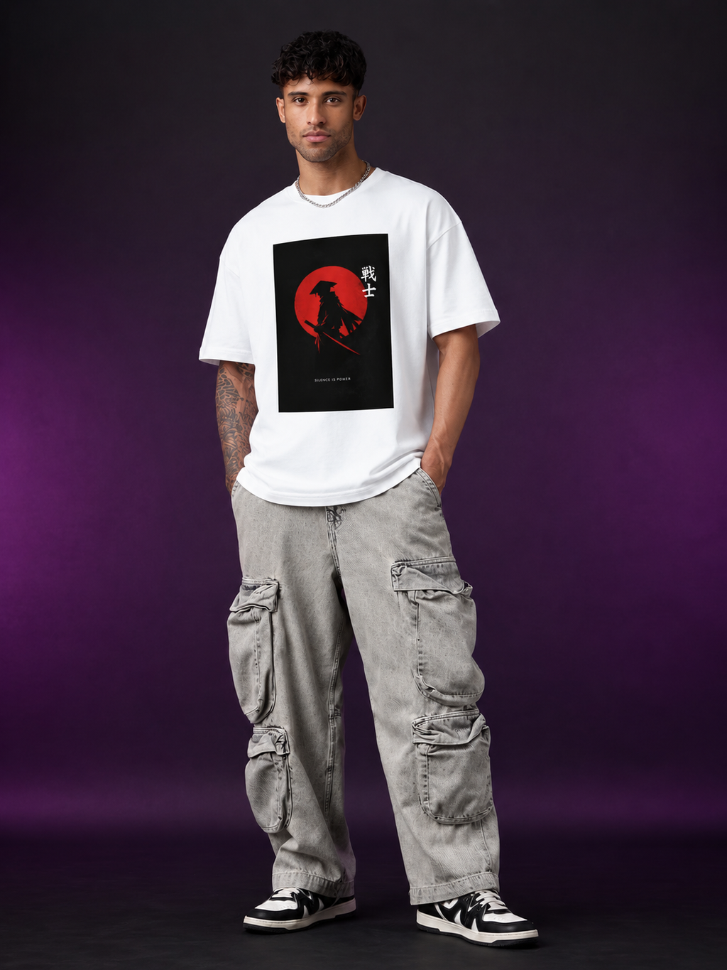 Samurai: Oversized Classic T-Shirt