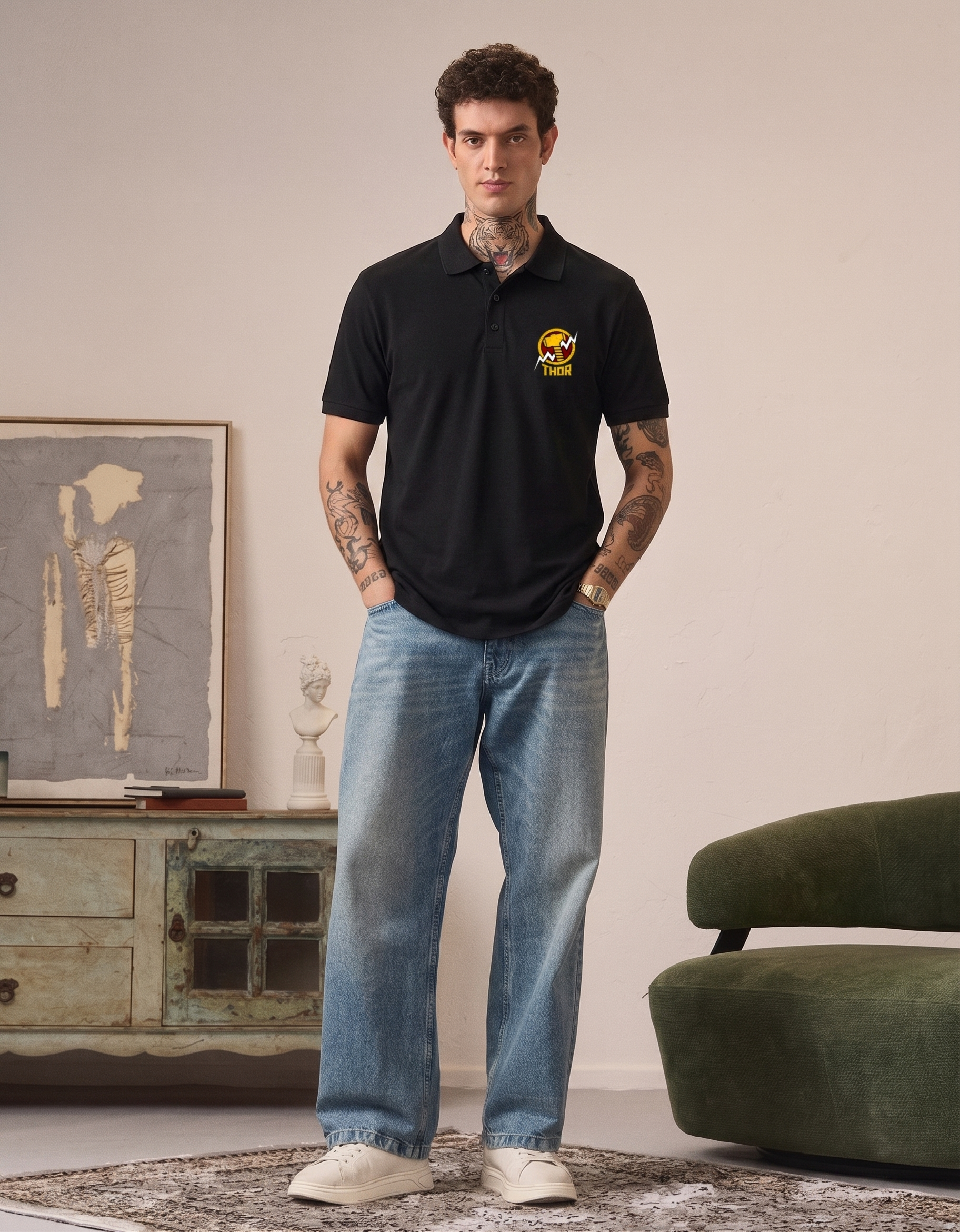 Thor Polo T-Shirt | 220 GSM Airtex Cotton